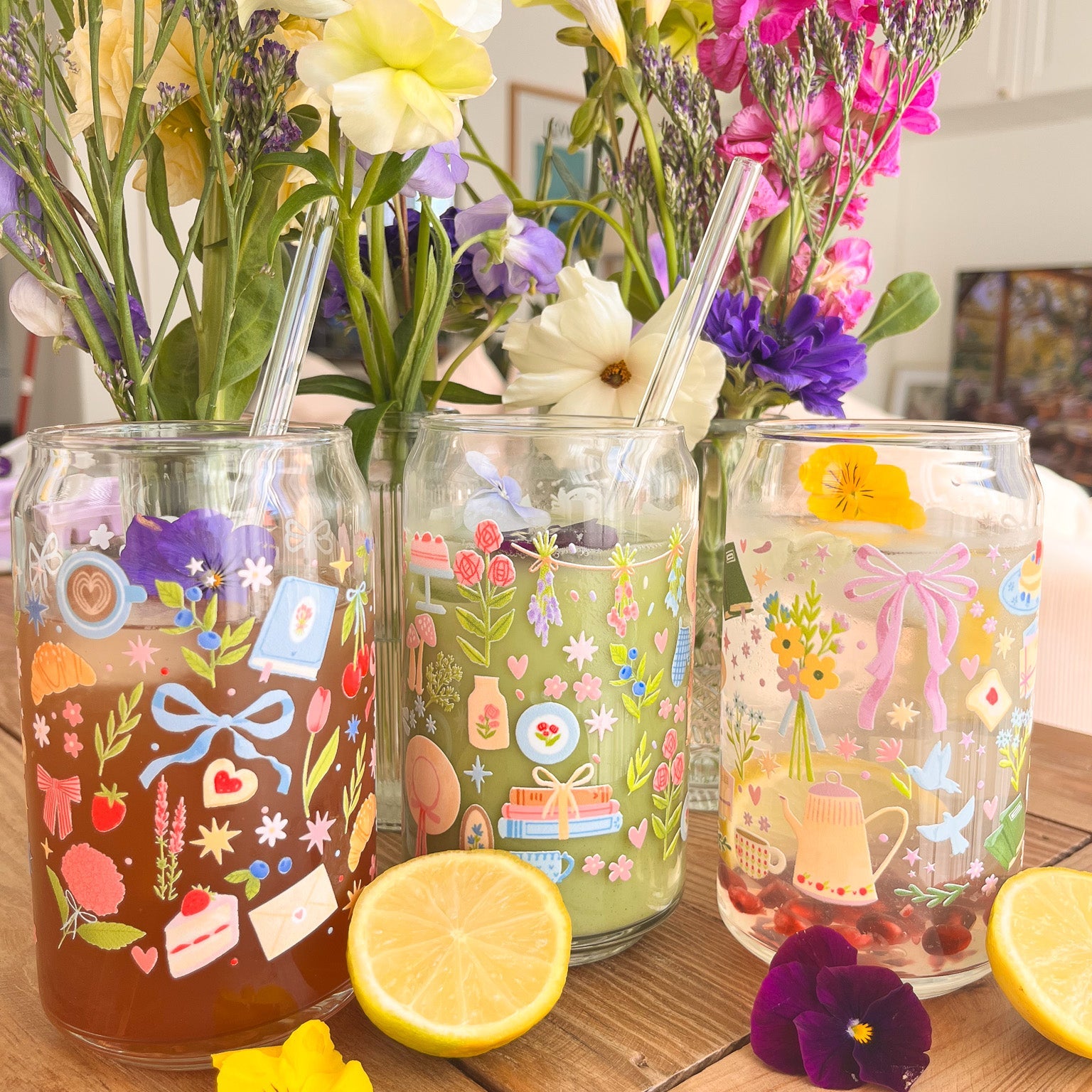Mes verres illustrés