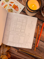Livre de coloriage Cosy coloriages Automne