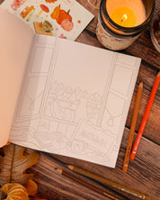 Livre de coloriage Cosy coloriages Automne