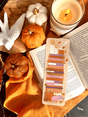 Marque-page "Pile à lire d'automne"