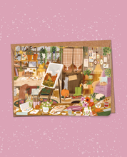 Carte postale "Mon atelier d'automne"