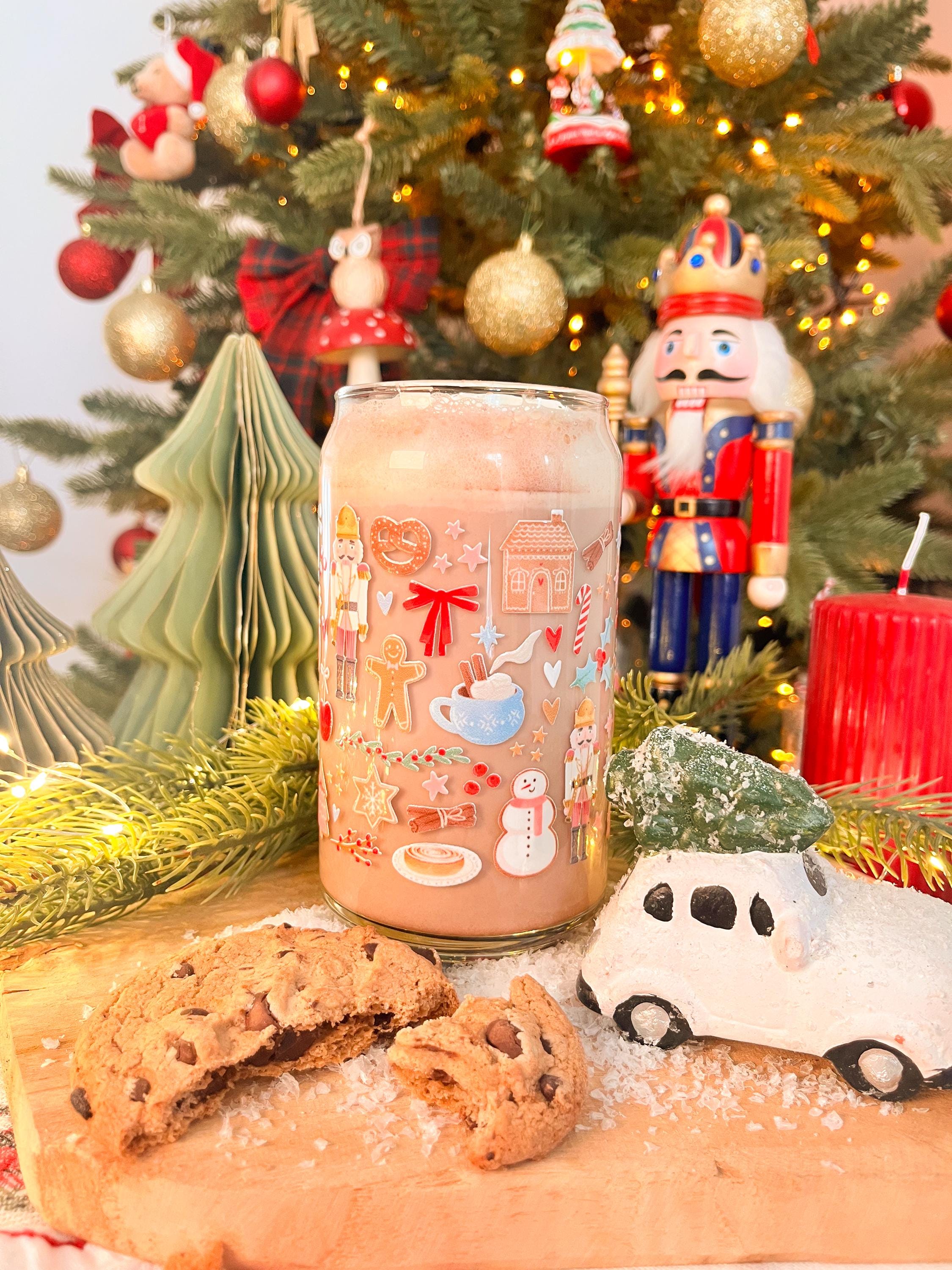 Verre canette - Gourmandises de Noël