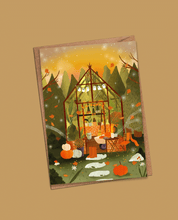 Carte postale "Serre cosy d'automne"