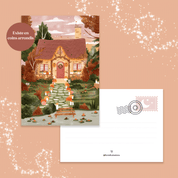 Carte postale "Cottage d'automne"
