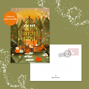 Carte postale "Serre cosy d'automne"