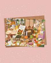 Carte postale "Mon atelier d'automne"
