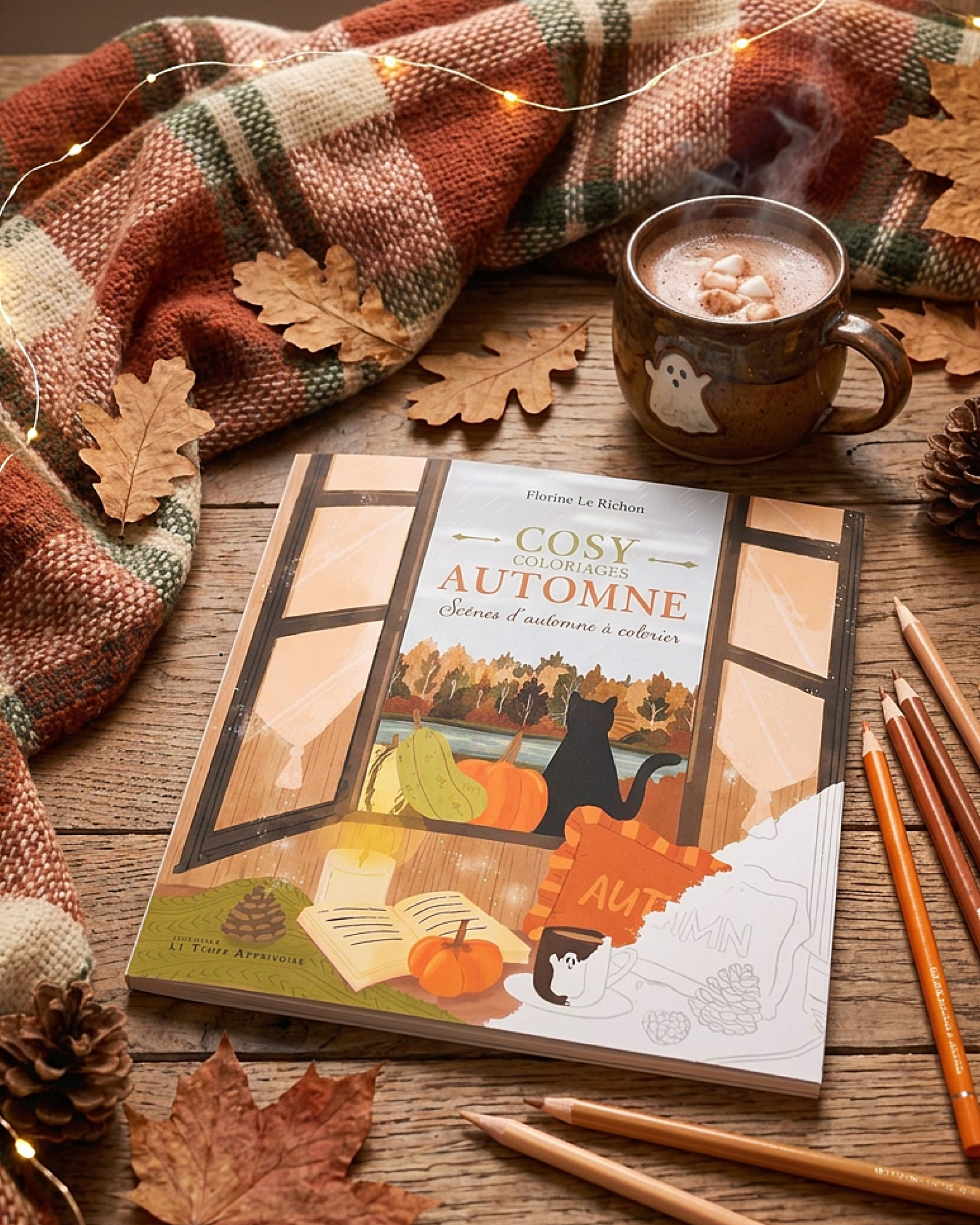 Livre de coloriage Cosy coloriages Automne
