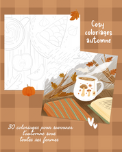 Livre de coloriage Cosy coloriages Automne