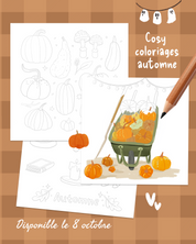 Livre de coloriage Cosy coloriages Automne