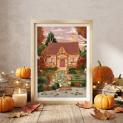 Affiche "Cottage d'automne"