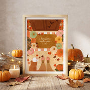 Affiche "Maison d'automne"