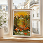 Affiche "Serre cosy d'automne"