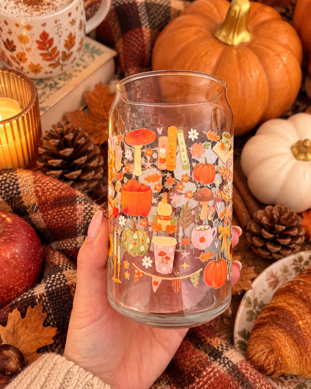 Verre "Douceur d'automne"