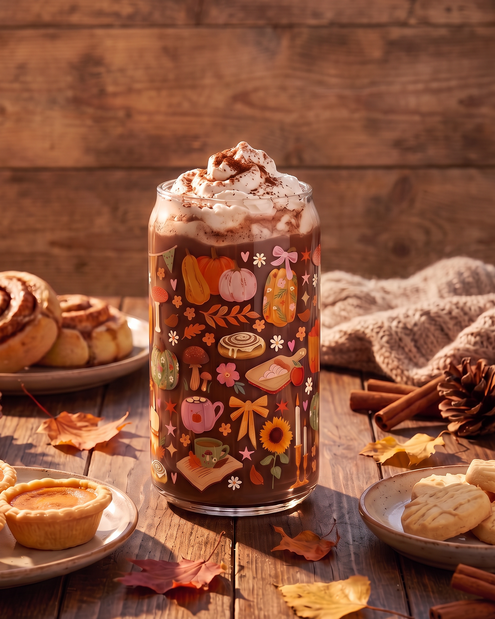 Verre "Douceur d'automne"